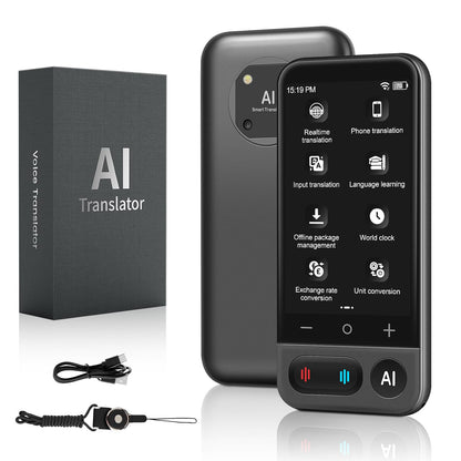 FancyDove Language Translator Device, Instant Two Way Voice Translator, 149 Languages Translator & AI Assistant Device, for Business Learning Travel