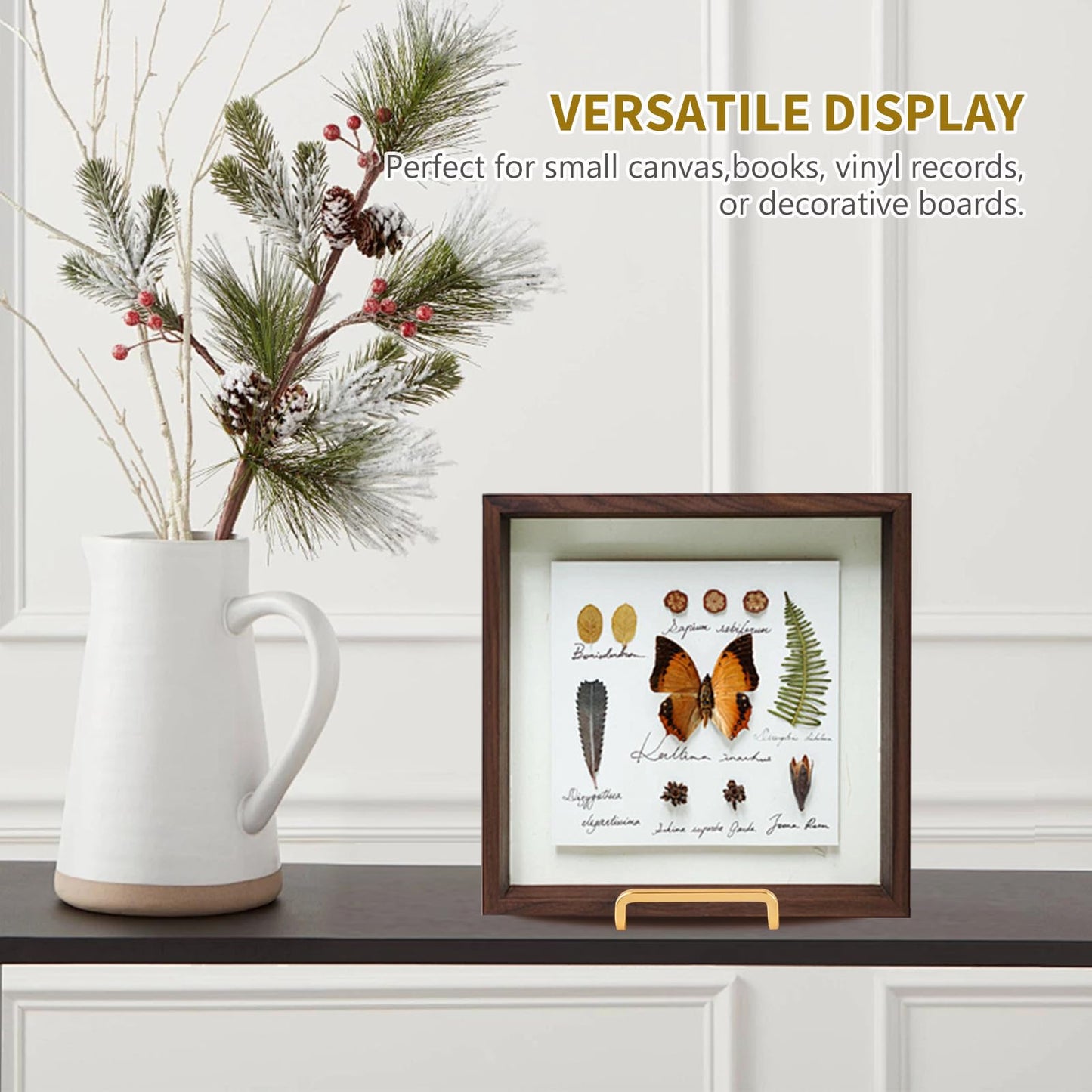 Plate Holder Easel Display Stand - 6 inch Metal Plate Stands for Display - Tabletop Picture Stand - Gold Iron Easels for Display Pictures | Photo Frames | Book | Decorative Plates | Plaque - 3 Pack