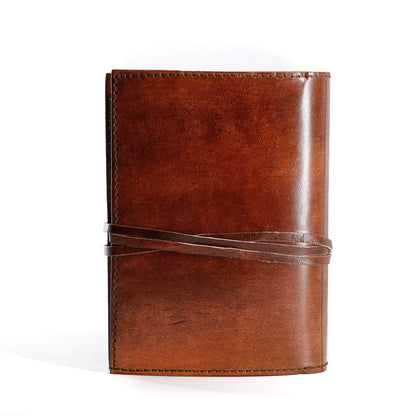Leather Journal in Brown 7x5 Refillable Lined Paper Tree of Life Handmade writing Notebook Diary Leather Bound Daily Notepad for women and men Writing pad for Artist Sketch