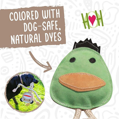 HuggleHounds Durable, All-Natrual Rope Knotties, Dog Toy