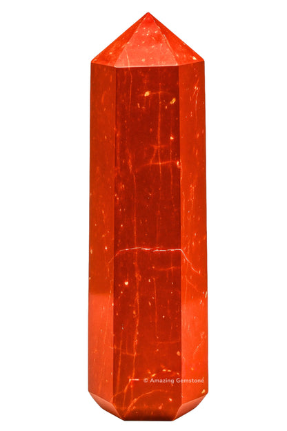 Amazing Gemstone Large Red Jasper Crystal Towers ~ Natural Healing Crystal Point Obelisk for Reiki Healing and Crystal Grid (5.5" to 6" INCH)
