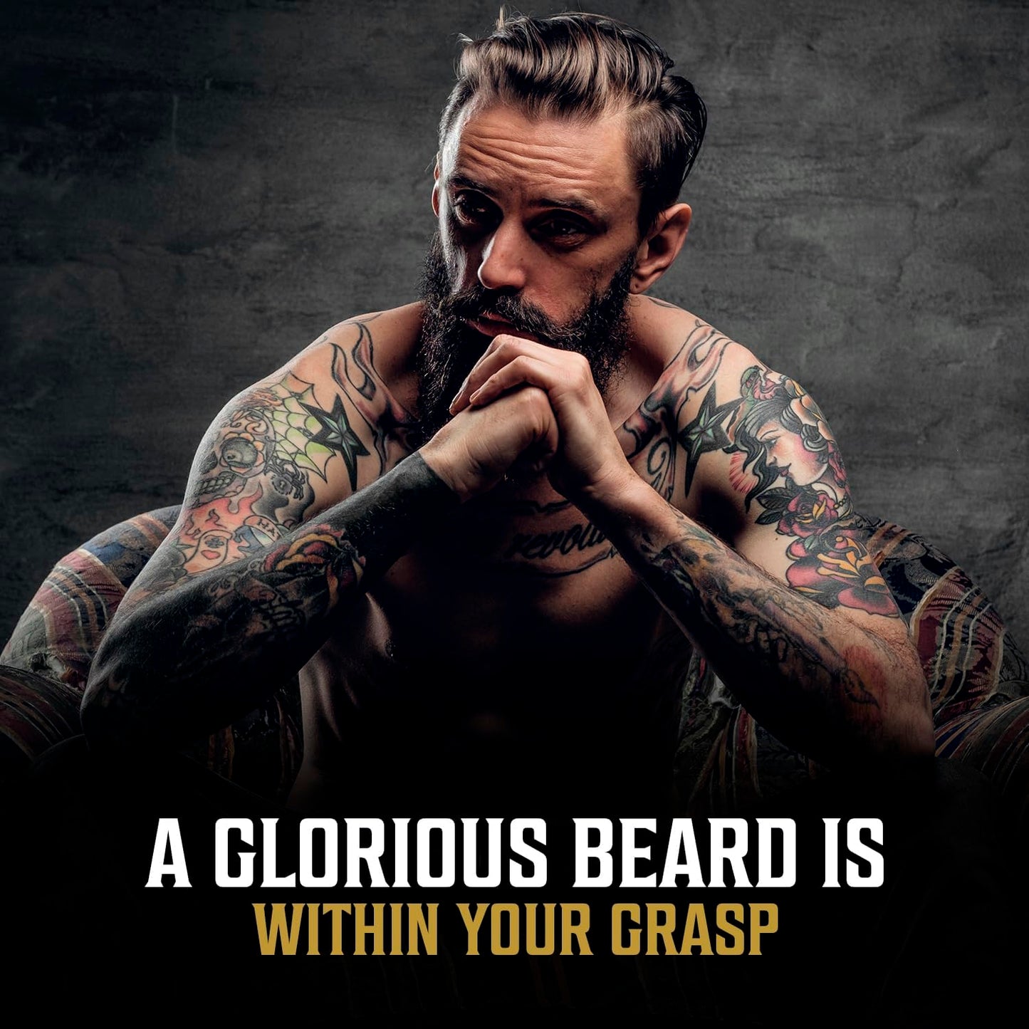 Viking Revolution Sandalwood Beard Oil for Men - Natural Mens Beard Oil with Argan Oil and Jojoba Oil - Beard Softener, Strengthens and Moisturizes - Beard Conditioner for Men (Sandalwood, 1 Pack)