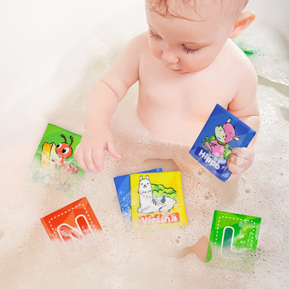 Dr.Rapeti Soft Alphabet Cards, 26pcs ABC Alphabet, 26 Letters Flash Cards with Storage Bag Washable Non-Toxic, Early Learning Toy, Baby Bath Toy for Baby Infant Toddler Kids