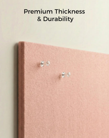 Aothia 12-Pack Felt Bulletin Board Tiles for Walls - 48x36 Modular Bulletin Board, Cork Board Alternative Pin Board for Office & Classroom, 70 Adhesive Tabs & 40 Push Pins Included (Pink)