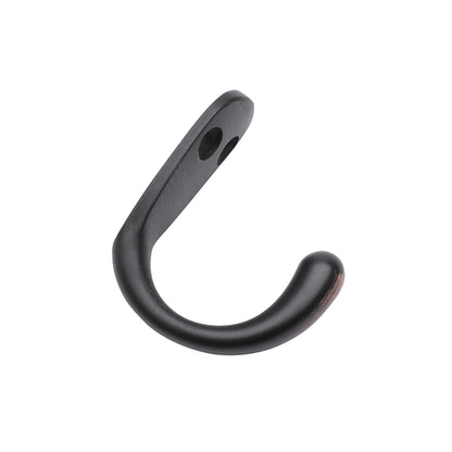 5 Pack Piece Single Prong Robe Hook, Farmhouse 1.8 Inch Coat Hooks Oil-Rubbed Bronze