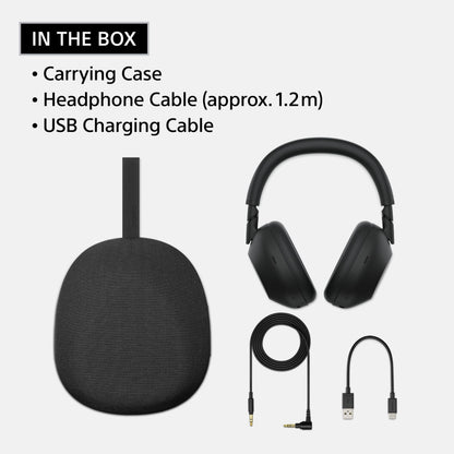 Sony WH-1000XM6 The Best Noise Canceling Wireless Headphones, HD NC Processor QN3, 12 Microphones, Adaptive NC Optimizer, Mastered by Engineers, Studio-Quality, 30-Hour Battery, Platinum Silver