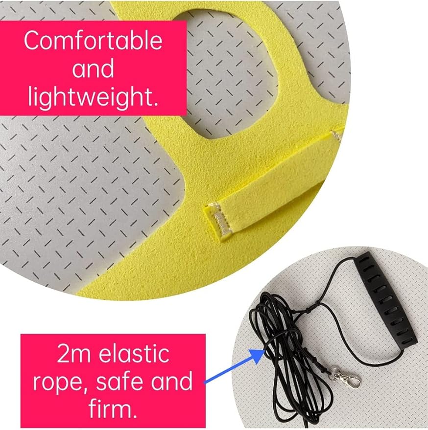 Bird Flight Harness Vest Parrot Flight Suit with Leash for Parakeets Cockatiels Conures Budgies, Bird Flying Clothes with Rope and Handle for Outdoor Activities Training (XS,Yellow)