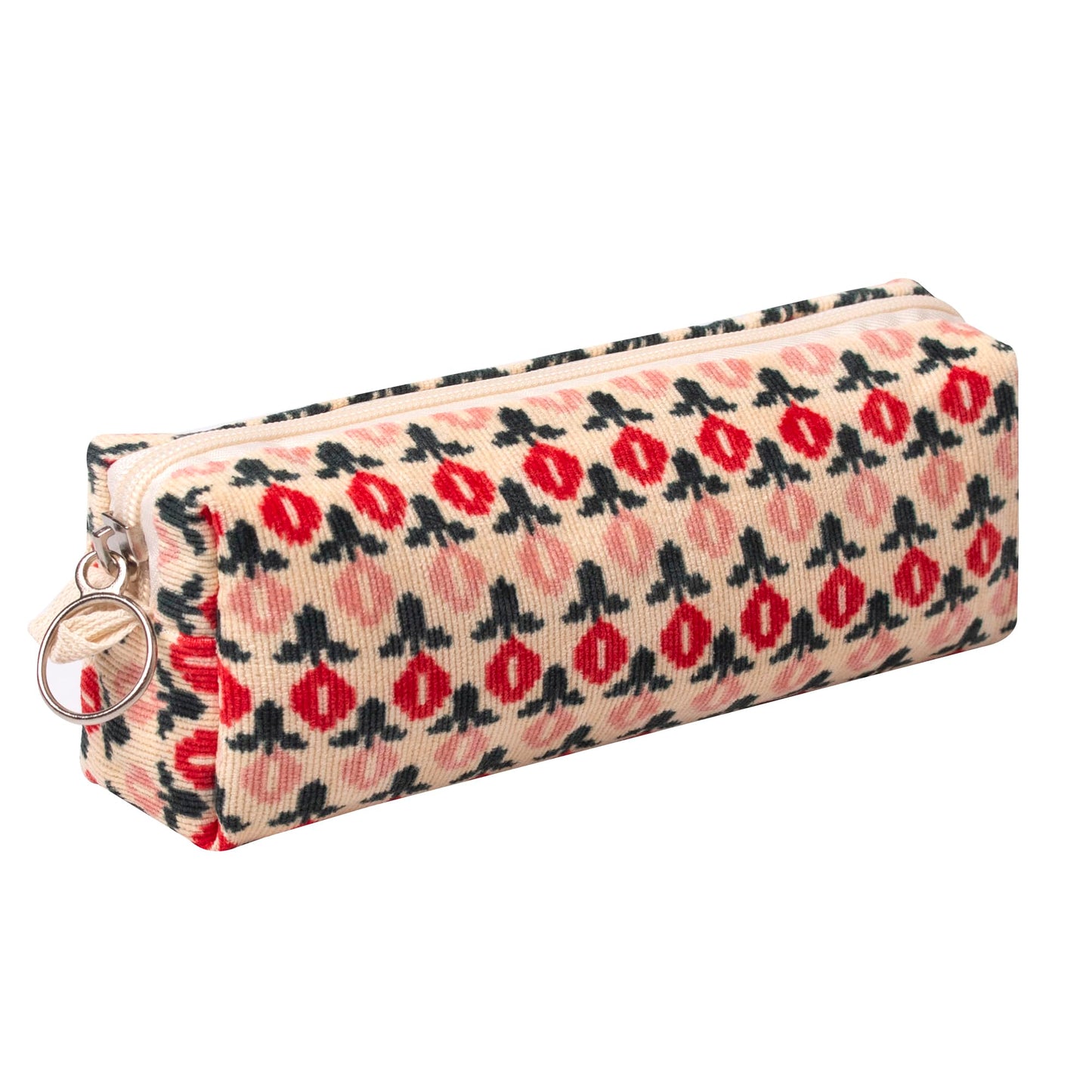 OZAOZ Cute Pencil Case Aesthetic Student Pencil Pouch Coin Pen Pouch Cosmetic Bag Office Stationery Organizer For Kids Teen School (Flowers-H)