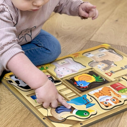 The Learning Journey: My First Lift & Learn - On The Farm – Early Active Puzzle Intellectual Development - Boys & Girls Puzzle Play Toddler Toys & Gifts for Ages 2-5 Award Winning
