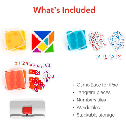 Osmo Genius Starter Kit for Kids Ages 6–10 | 5 Educational Learning Games | iPad Compatible | Educational STEM Learning System | Base Included