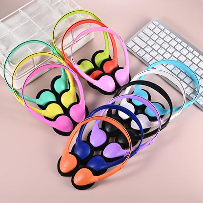 CN-Outlet 50 Pack Classroom Headphones Bulk for Kids School Class Set Headsets for Students Teens Toddler Children and Adults, Wholesale Wired Earphones-Upgrade (10 Mixed Colors, 50 Pack)