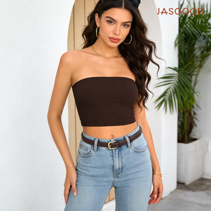JASGOOD 2 Pack Women Skinny Belt with Gold Buckle Fashion Faux Leather Thin Belt for Jeans Pants,Black+Dark Brown