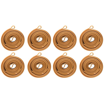 IDL Packaging 56" Strong, Elastic & Flexible Rubber Bands, Pack of 8, Beige - 2X Elasticity, 80% Natural Rubber - Extra Strong Mover Bands for Furniture, Boxes, Moving Blankets