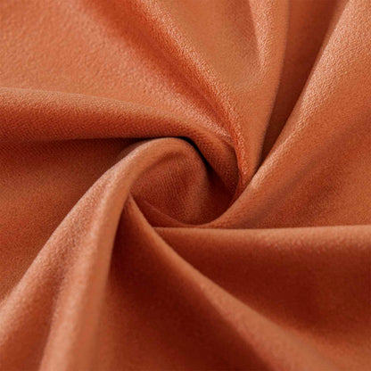 JUSPURBET Couch Pillow Covers Set of 2 Decorative Velvet Throw Pillow Covers Cases for Living Room Bedroom Home Decor Soft Cushion Covers Cases with Hidden Zipper for Sofa Bed 18x18 inch,Burnt Orange