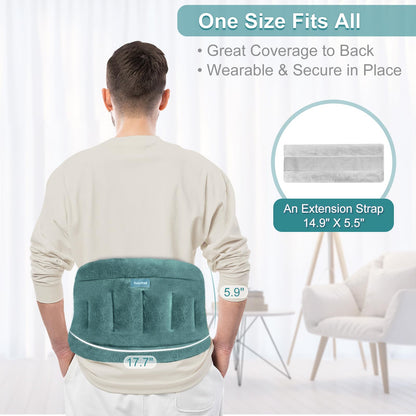 SuzziPad Microwave Heating Pad for Back Discomfort, Microwavable Heat Pads for Lumbar, Waist, Stomach, Neck Shoulder, Wrap with Moist Therapy, Warm & Cold Compress