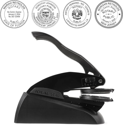 Maryland Round Notary Embosser | Official State Embosser | Official Seals | Meets State Specifications (Maryland, Round Embosser)