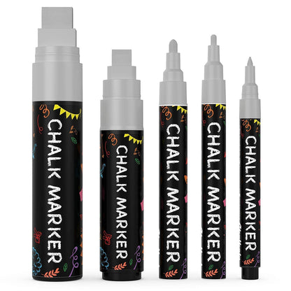 Chalkola 5 Silver Variety + 30 Markers 6mm + 10 Vintage 6mm Bundle
