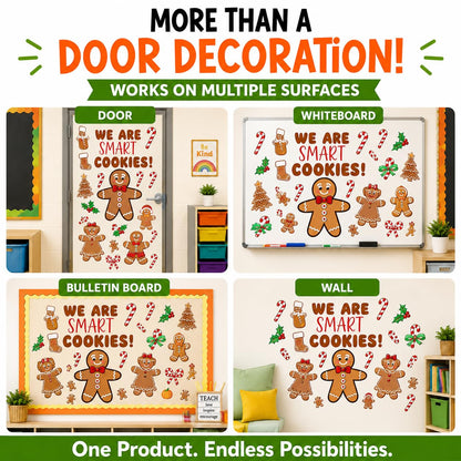 Hello Hallway Classroom Door Decorations for Teachers Seasonal Holiday 4-Pack Value | Peel & Stick Reusable Door & Whiteboard Decor | Preschool Pre-K Kindergarten | Teacher Supplies