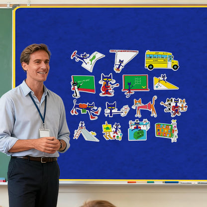 Ai fsem Pete the Cat Where Am I Felt Board Story Sets Classroom Must Haves Speech Therapy Materials Flannel Board for the Classroom Teacher Play Set