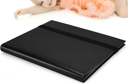 【2026】Trading Card Binder 9 Pocket, Premium Sports Collection Binder Game Cards Book with Sleeves Side Loading, Anti-open Strap Double Sided Waterproof 360 Card Folder