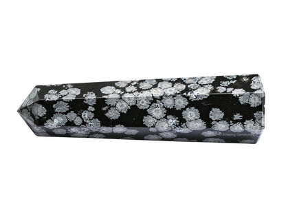 Amazing Gemstone Snowflake Obsidian Crystal Towers - Natural Healing Crystal Point Obelisk for Reiki Healing and Crystal Grid (3" to 4" INCH)