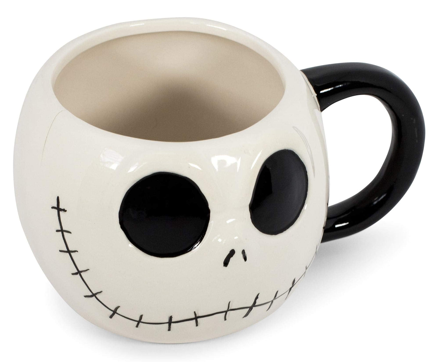 Nightmare Before Christmas The Jack Skellington 20-Ounce Coffee Mug | Oversized Ceramic Mug, Coffee Cup | Sculpted Coffee Mug | Drinkware For Coffee, Tea, Hot And Cold Beverages