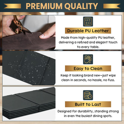 AMGSH 20 Pack 5" × 7" Table Tent Menu Covers, Leatherette PU Leather 3-Side Triangle Picture Frames with Angled Corners, Triangle Menu Holders for Restaurant Coffee Cafe Bar Drink Dessert