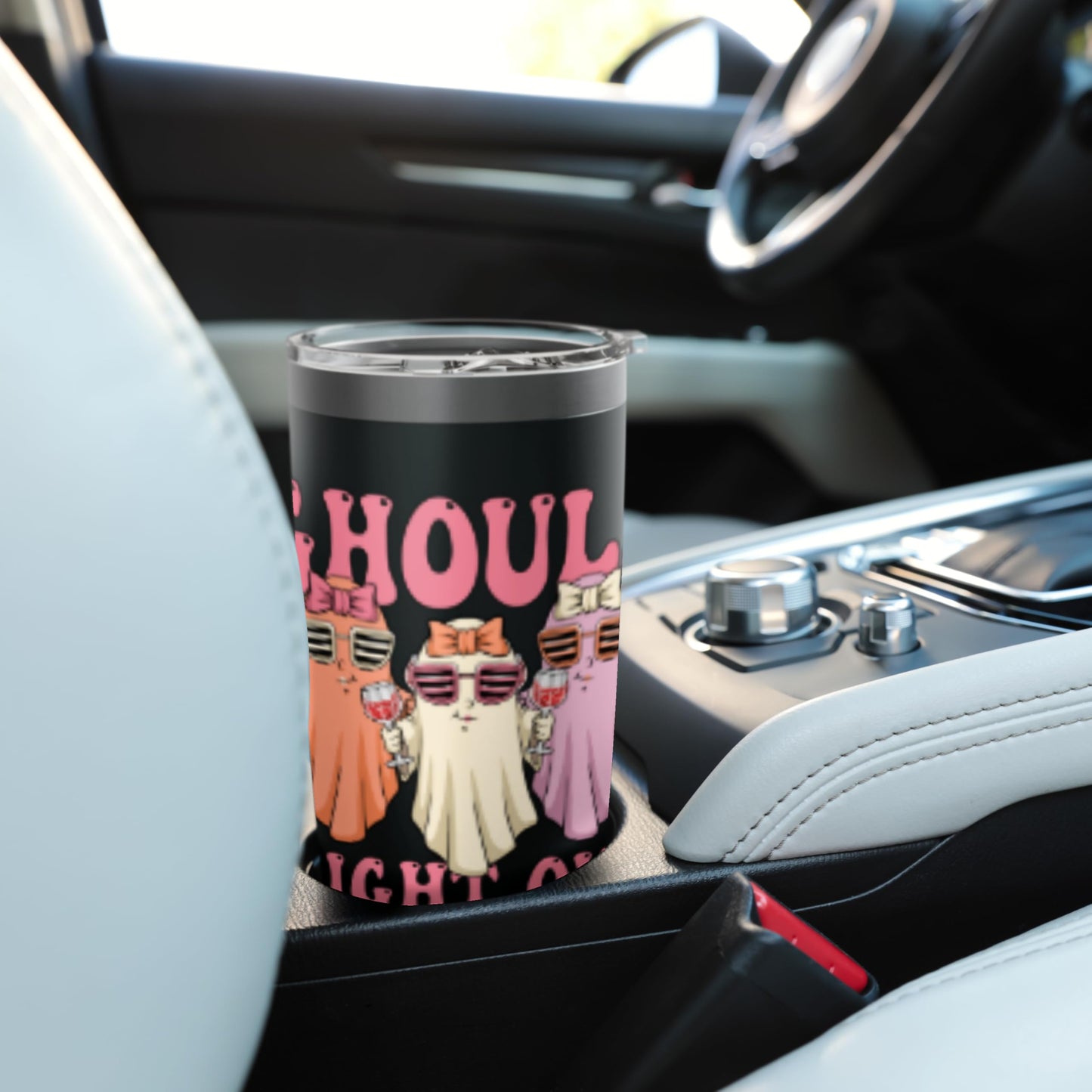 Ghouls Night Out Spooky Women Halloween Party Wine Ghosts Stainless Steel Insulated Tumbler