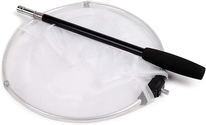 RESTCLOUD Insect and Butterfly Net with 12" Ring, 24" Net Depth, Handle Extends to 59 Inches