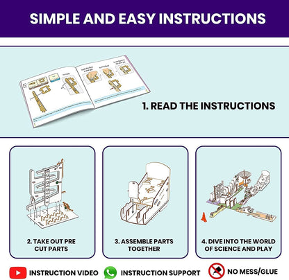 Smartivity Chain Reaction Engineering, STEM Learning Toy Construction Kit for Kids Ages 8 and Up