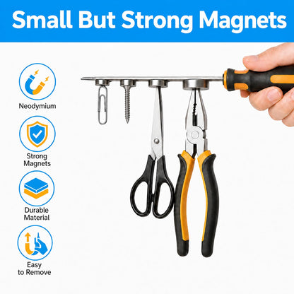 Magnets for Crafts, SIXQUEKJGH 600Pcs 8 Different Sizes Small Mini Round Neodymium Rare Earth Magnets,Tiny Disc Refrigerator Magnets for 3D Printing DIY Whiteboard Home Office Kitchen Cabinet
