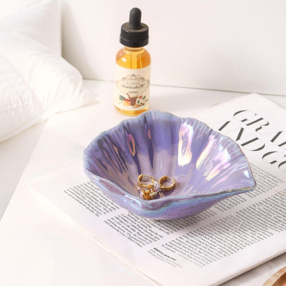 Misijuer Shell Jewelry Tray,5.75 Inches,Ceramic