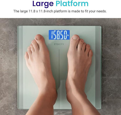 Etekcity Digital Body Weight Bathroom Scale with Step-On Technology, 400 Lb, White (Pack of 2)