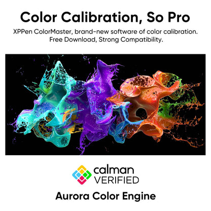 XPPen Artist Pro 24 Gen2 4K Ultra HD Drawing Tablet with Screen, Dual 16384 Pen Pressure Stylus, Wireless Keydial, 99% Adobe RGB, △E<1 Graphic Tablet with Full Laminated AG Pen Display 23.8"