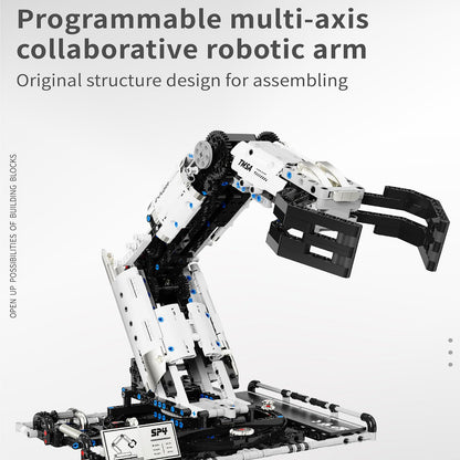 Robotic Arm Building Blocks Set, Programmable Stem Toys for Ages 8-13, Technic Coding Robot Toys for Kidults, 1029 Pcs Educational Projects for School, APP & Remote Control with Rechargeable Battery