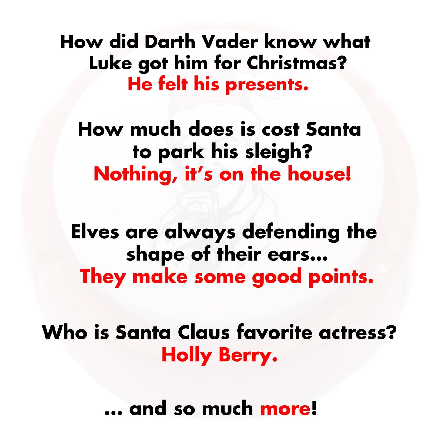 Klassic Studios Christmas Jokes Button. 101 pre-Loaded Jokes, Secret Santa and Kris Kringle.