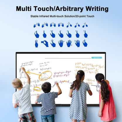 55″ Smart Board, 4K UHD Touchscreen Display Electronic Whiteboard,Android 14 Built in Ultra High Definition Camera Open App Ecosystem, Interactive Whiteboard for for Business Office Classroom Home