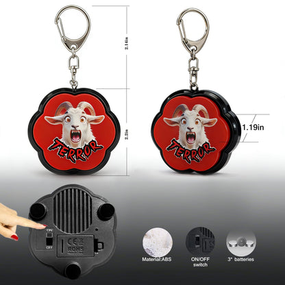 ANLIKY Sound Button Novelty Toy with Keychain & Screwdriver, Prank Sound Buttons, Desk Stress Relief Gadget for Office Pranks, Games, Emotional Venting