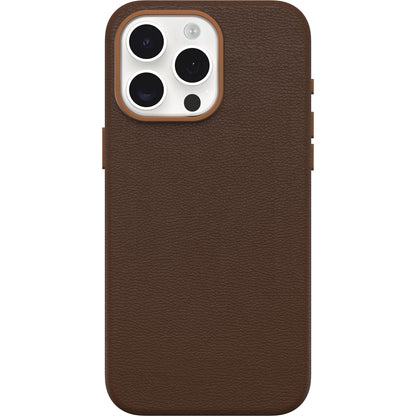 OtterBox iPhone 15 Pro Max Symmetry Series Cactus Leather for MagSafe - Rich Adobe (Brown), Snaps to MagSafe, Ultra-Sleek, Raised Edges Protect Camera & Screen, Slim, Premium, Protective iPhone Case