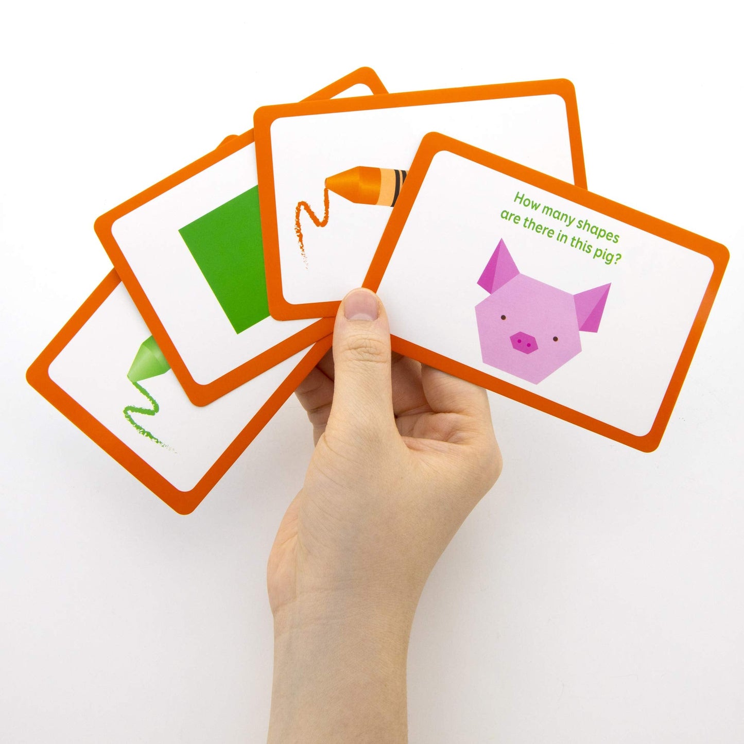BAZIC Products Colors and Shapes Flash Cards, 36 Cards, Ages 3+, Case of 72