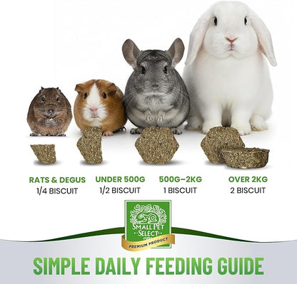Small Pet Select - Select Care Urinary Support Supplement, Natural High Fiber Timothy Hay Based Treats for Rabbits, Guinea Pigs, Hamsters, Other Small Animals, 4.2 oz
