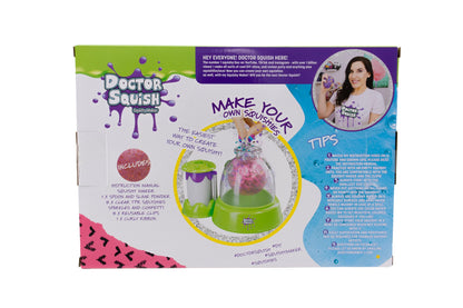 Doctor Squish Squishy Maker Station | DIY Make Your Squishies Kit | All Inclusive with Sparkles & Slime Powder | Ages 8 & Up