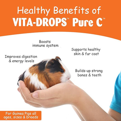 Oasis #80254 Vita Drops-Pure C for Guinea Pig,2-Ounce,Packaging May Vary,(Pack of 2)
