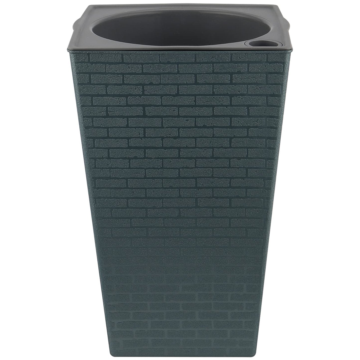 HOZEON 3 PCS Self Watering Plant Pots, 10.7x6.9 inch Square Flower Pots, Tall Self Watering Planters for Indoor and Outdoor Plants