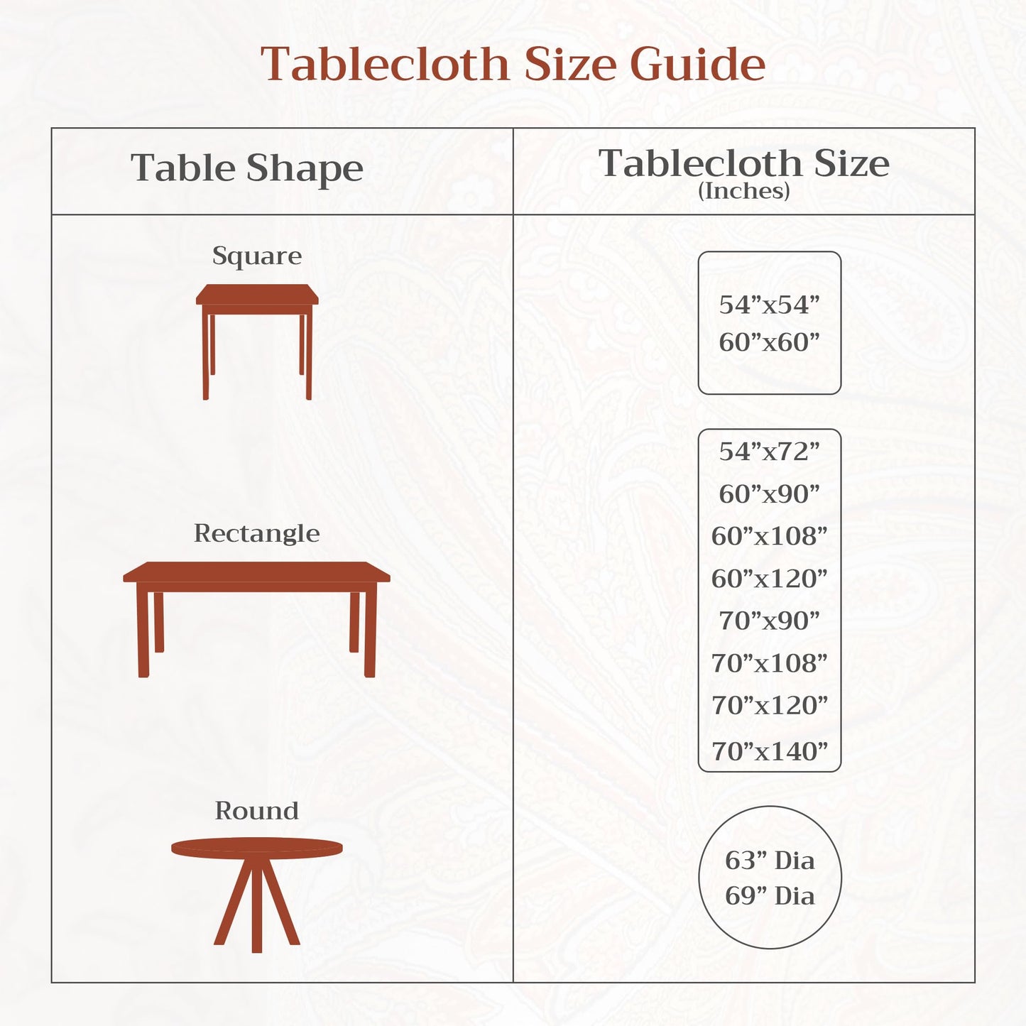 Maison d' Hermine Table Cloth Rectangle Table 100% Cotton 60 x 120 Inches Fall Tablecloth Reusable Everyday Use for Thanksgiving Christmas Decorations Dining Farmhouse Party (Potiron)