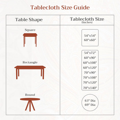 Maison d' Hermine Table Cloth Rectangle Table 100% Cotton 60 x 120 Inches Fall Tablecloth Reusable Everyday Use for Thanksgiving Christmas Decorations Dining Farmhouse Party (Potiron)