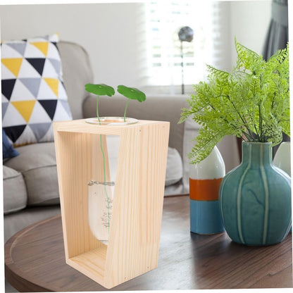 balacoo Test Tube Vase Rack Hydroponic Plant Terrarium for Home Decor Glass Container for Water Plants Creative Nordic Design for Elegant Spaces
