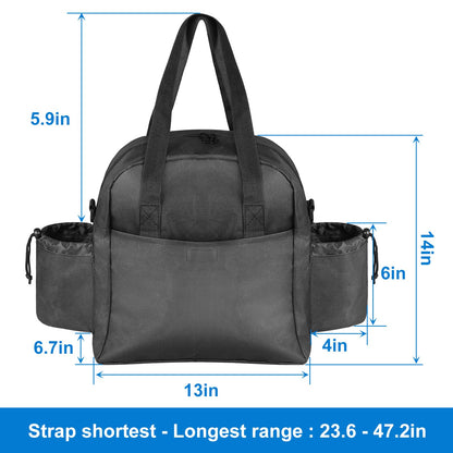 Folding Stove Carry Case for Coleman Camping Stove, Fits for Coleman 1 & 2-Burner Fold N Go Grill/Stoves and Other Folding Camp Stove, Camp Accessories, Heavy Duty Oxford Fabric with Shoulder Strap