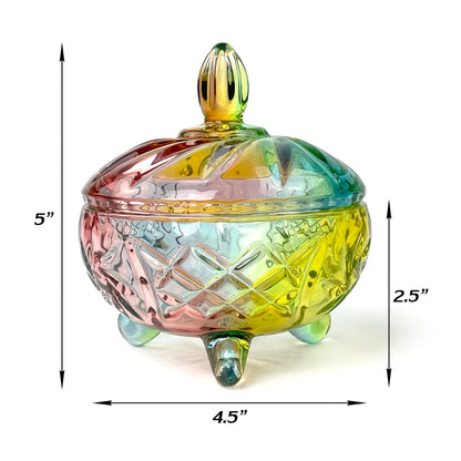 EWEIGEER Halloween Candy Dish Snack Barrel Storage Jar Embossed Luxury Cookie Buffet Canister With Lids Jewelry Box Jar Biscuit Containers