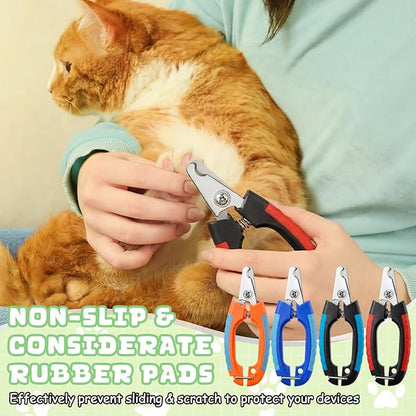 9 Pcs Small Dog Nail Clippers Bulk with Safety Guard to Avoid Over-Cutting Pet Nail Claw Grooming Pet Cutter Toenail Trimmer for Small Medium Dogs Nails Home Grooming (Plain)